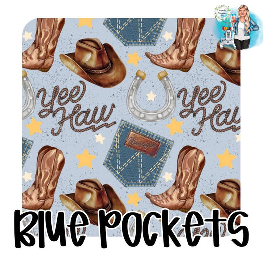 BLUE POCKETS BAMBOO PREORDER | READY TO RODEO | ADULT