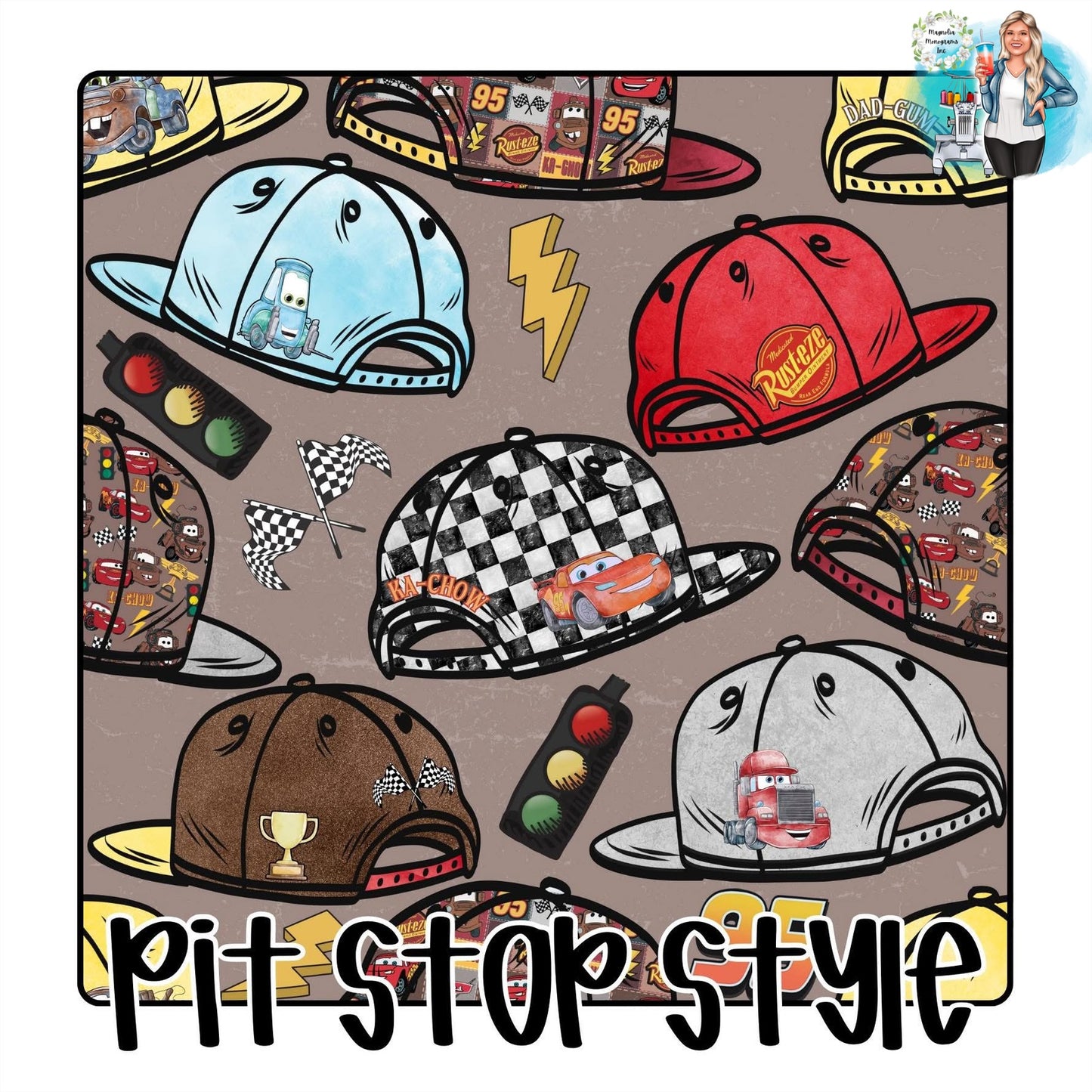 PIT STOP STYLE 50X50 BLANKET |BAMBOO PREORDER