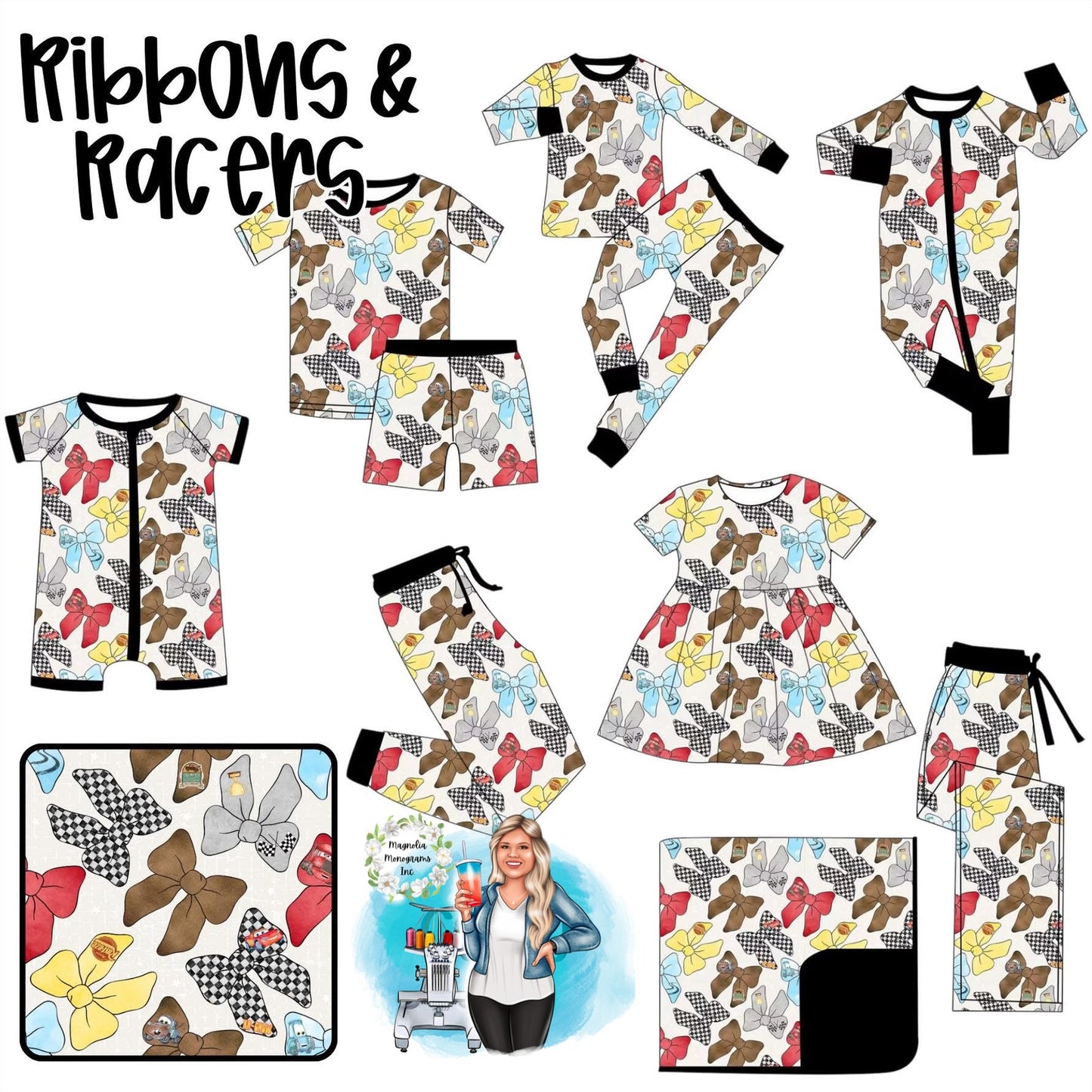 RIBBONS & RACERS BAMBOO PREORDER | ADULT STYLES